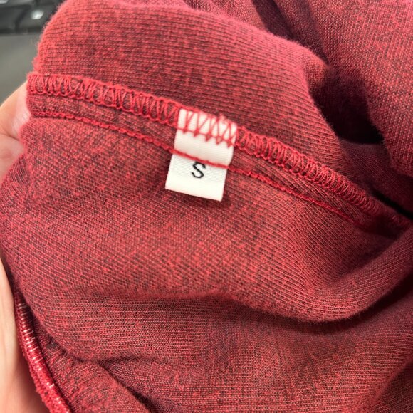 Red Velvet Y2K Pencil Midi Skirt Sz S‎ Cocktail Dark Fairy Whimsigoth Romantic - Picture 4 of 4